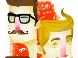 En su versión satirizada, el hipster conjuga características de vestimenta, gustos y estilo de vida. ESPECIAL /