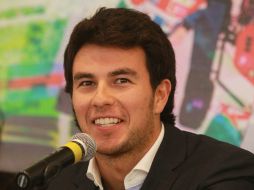 Sergio Pérez muestra optimismo de cara a lo que se viene en la temporada de Fórmula Uno. ARCHIVO /