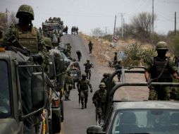 La Secretaría de Gobernación (Segob) informó que las fuerzas federales seguirán en Michoacán para garantizar la seguridad . ARCHIVO /