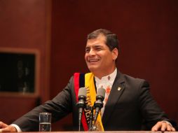 El proyecto ambiental Yasuní ITT, busca dejar en tierra el petróleo de una parte de la Amazonía, según Rafael Correa. ARCHIVO /