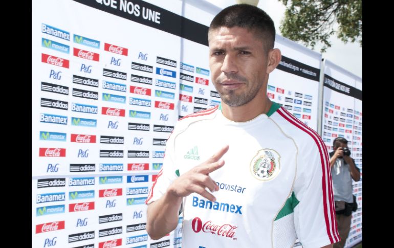 El ''Cepillo'' Peralta está en duda para enfrentar el partido amistoso. MEXSPORT /