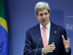 John Kerry asegura que EU recoge información de inteligencia dentro de las leyes. AP /
