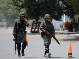 Puestos del Ejército se encuentran en la frontera con Michoacán para reforzar la seguridad del estado. ARCHIVO /