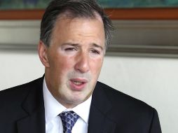 Meade destaca que aún cuando México no está de acuerdo con la legalización de drogas está abierto a un debate. ARCHIVO /