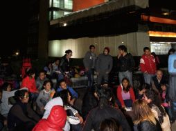 La Rectoría de la UNAM fue tomada ayer por los jóvenes rechazados quienes exigen más lugares en la universidad. ARCHIVO /