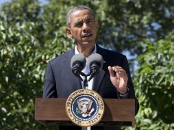Barack Obama anunció el cierre de actividades con Egipto hasta nuevo aviso desde Massachusetts. AP /
