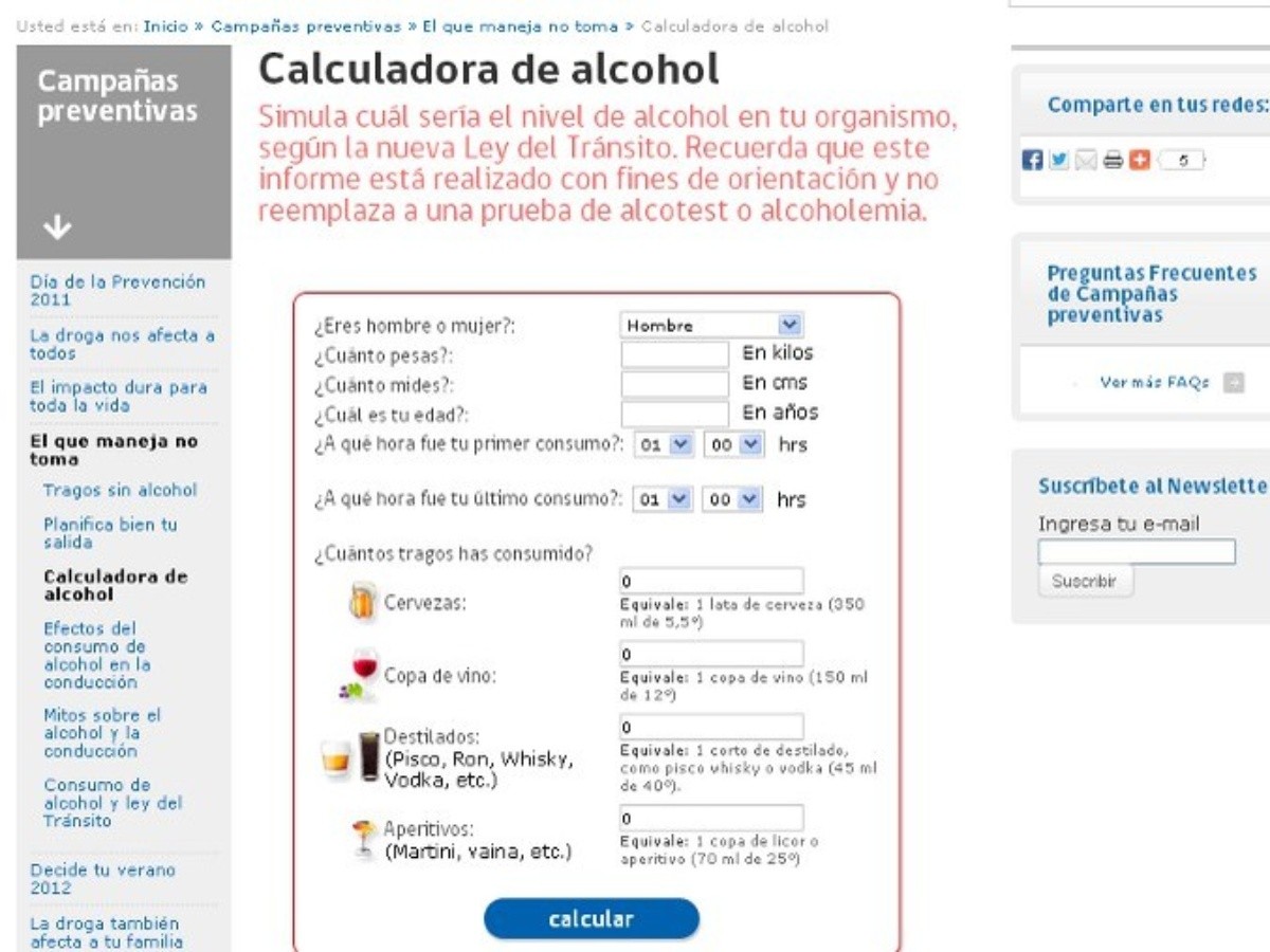 Calculador de online, disponible en Chile | Informador