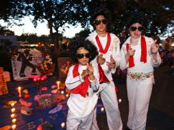 La procesión es la más grande conmemoración en la llamada semana de Elvis, que se ha mantenido desde principios de los años 80. AP /