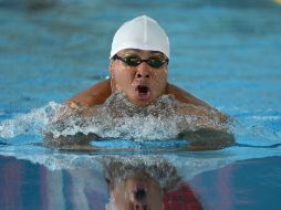 Rangel en plena competencia dónde fue superado por un AFP /