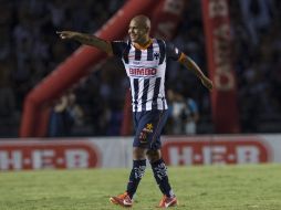 Suazo rescato con su gol la victoria para el cuadro de Rayados. MEXSPORT /