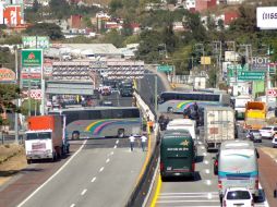 El bloqueó duró más de seis horas, según informan las autoridades. ARCHIVO /