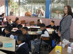 El fin de semana, la CNTE declaró que sus afiliados habían determinado no iniciar el año escolar este lunes. NTX /