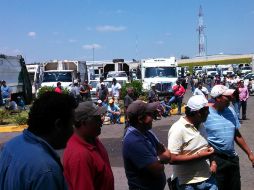 El líder de los manifestantes señala que el paro seguirá hasta que haya respuesta por parte de las autoridades.  /