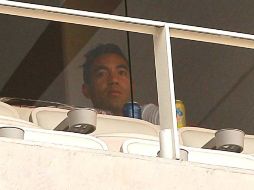 Fabián ni siquiera fue convocado al último juego ante Puebla, el cual vio desde un palco.  /