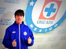 Mauro Formica se incorporó hoy a los entrenamientos con su nuevo equipo. Tomada de @azulinforma en Twitter. ESPECIAL /