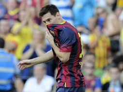 A pesar de todo, el cuadro catalán aplastó en su debut en la liga. AP /