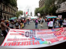 Los integrantes de la CNTE, ala disidente del magisterio, realizarán una nueva movilización en rechazo a la reforma educativa. ARCHIVO /