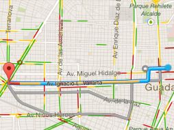 La aplicación cuenta con una activa plataforma social en la que los usuarios dan cuenta de los incidentes en la carretera. ESPECIAL /