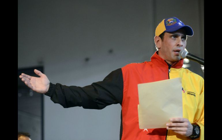 El líder opositor en Venezuela aceptó el reto de debatir con Nicolás Maduro y propuso hacerlo este fin de semana. ARCHIVO /