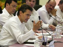 El Presidente Peña Nieto asegura que hay un amplio sector que apoya la reforma para asegurar una educación de mayor calidad. EFE /