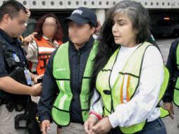 La PGR reactiva proceso contra ''Reina del Pacífico'', la trasladan a penal en Tepic. XINHUA /