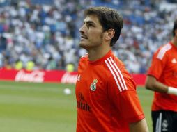 El guardameta no ha conseguido volver a la titularidad con el conjunto madridista. EFE /