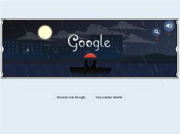 El doodle nos transporta a la época, bajo los acordes del ''Claro de Luna''.  /