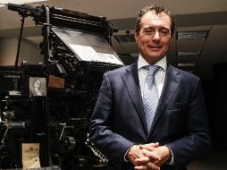 Antes de la presentación de su libro en la ciudad, Peláez visitó las instalaciones de EL INFORMADOR. EL INFORMADOR /