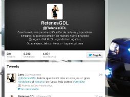 Imagen de la cuenta de Twitter @RetenesGDL. ESPECIAL /