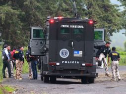 Refuerzan búsqueda de cuerpos en fosa de Edomex. NTX /