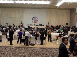 Sesión extraordinaria, en el Centro Banamex. NTX /