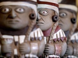 Estas piezas se mostraron públicamente en Sevilla en el verano de 2011. AFP /