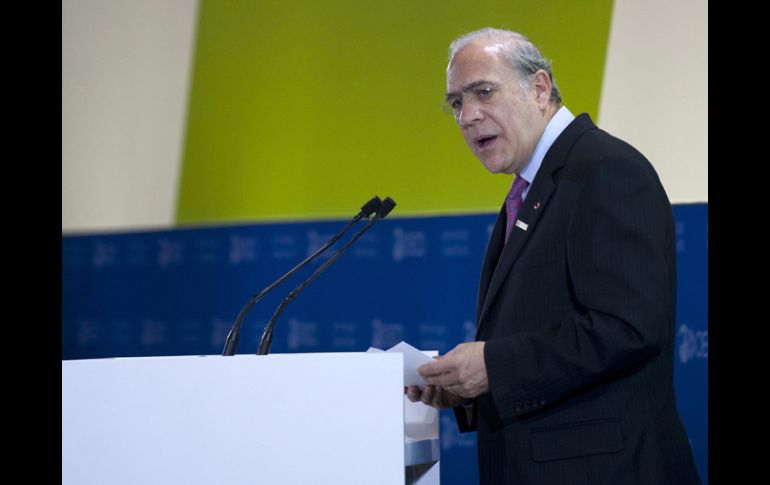 El secretario general de OCDE , Ángel Gurría, fue nombrado miembro de la junta directiva del FEM. ARCHIVO /