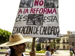 Los movimientos creen que el trasfondo de la reforma educativa es la privatización de la educación. ARCHIVO /