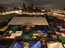La CNTE permanecerá en el DF y prevé continuar con sus manifestaciones. NTX /