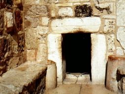 Puerta de ingreso a la Basílica de la Natividad en Belén, con una altura de 1.20 metros.  /