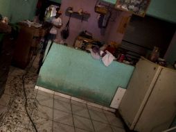 El agua llegó hasta refrigeradores y sillones de las casas.  /