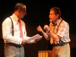 Un verdadero deleite histriónico es el que se puede apreciar en esta puesta en escena.  /