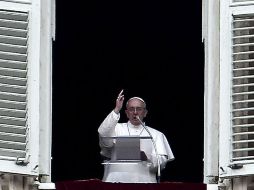 El Papa se dirigió hacia la causa tras la oración dominical del Ángelus. ARCHIVO /