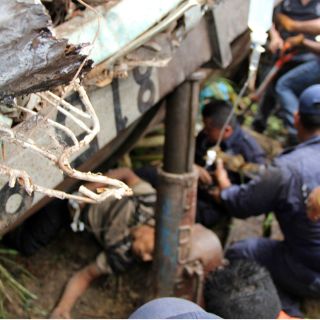 Descarrila ''La Bestia'' en Tabasco; mueren seis migrantes