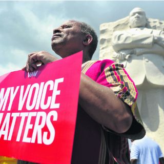 Obama tiene en sus manos consolidar el sueño de Luther King