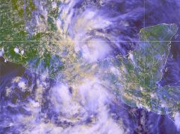 Imagen del Servicio Metereológico Nacional de México que muestra a ''Fernand''. EFE /