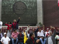 Hasta el momento, no se han registrado manifestaciones de la Coordinadora en el Senado de la República. ARCHIVO /