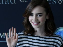 Lilly Collins, quien interpreta a ''Clary'', se dijo emocionada de poder protagonizar el largometraje. EFE /