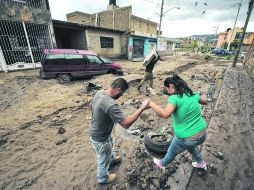 Colonia Colinas de la Primavera. Los vecinos viven con miedo e impotencia, cada vez que ven que el cielo comienza a nublarse. EL INFORMADOR /