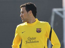 Sergio Busquets amplía su vínculo con el cuadro campeón de España. ARCHIVO /