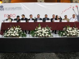 Foro ''Contexto de la Violencia en Jalisco, y el Involucramiento de los Jóvenes', realizado en el Congreso. Imagen de @LegislativoJal. ESPECIAL /