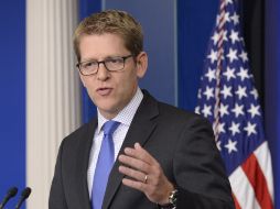 El portavoz de la Casa Blanca, Jay Carney, habla sobre la situación actual en Siria. EFE /
