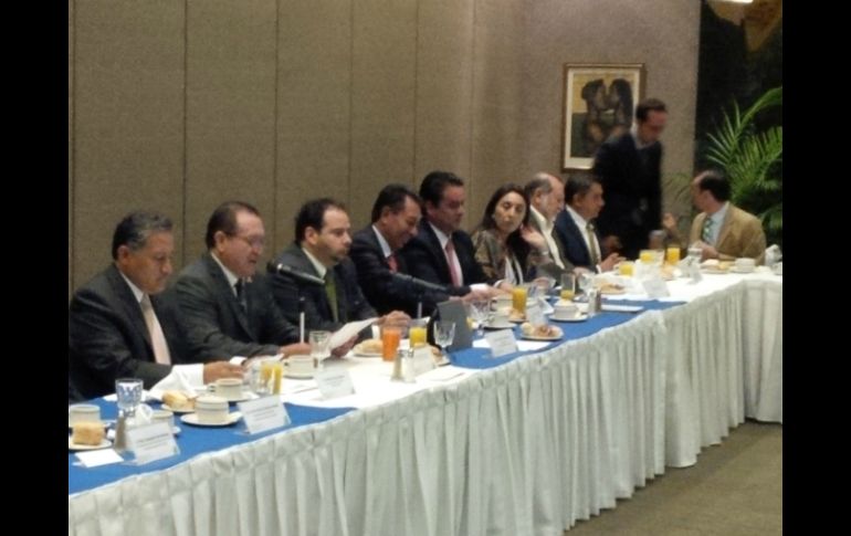 En la imagen, el Consejo Agropecuario de Jalisco durante sesión ordinaria.  /