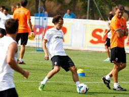 El mexicano apenas jugó la recta final ante los 'Periquitos'. ESPECIAL /